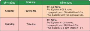 HƯỚNG DẪN SỬ DỤNG THUỐC ANNONGMANCO 80WP